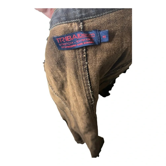 Vintage Denim Grunge Vest - Picture 4 of 5